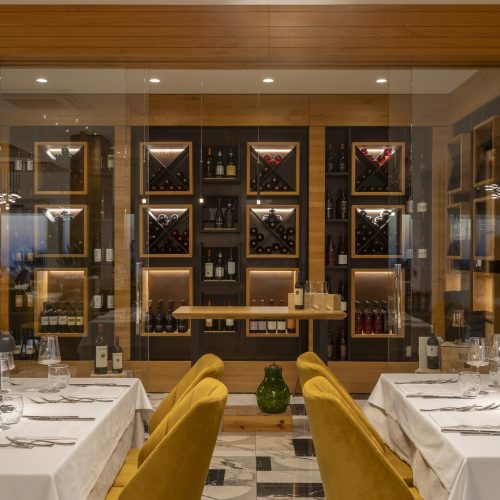 Cantina vini del ristorante
