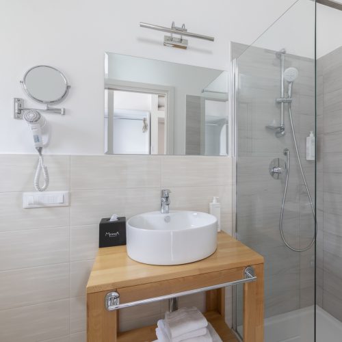 Deluxe Double room bathroom